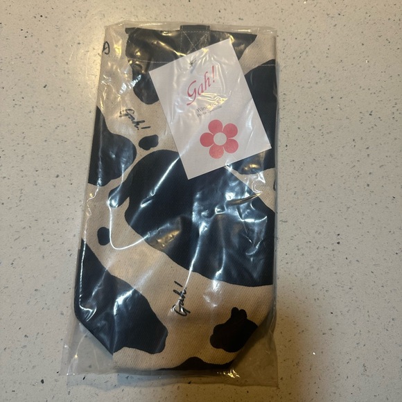 NWT new cow print Wine Tote from LISA SAYS GAH - Picture 9 of 13